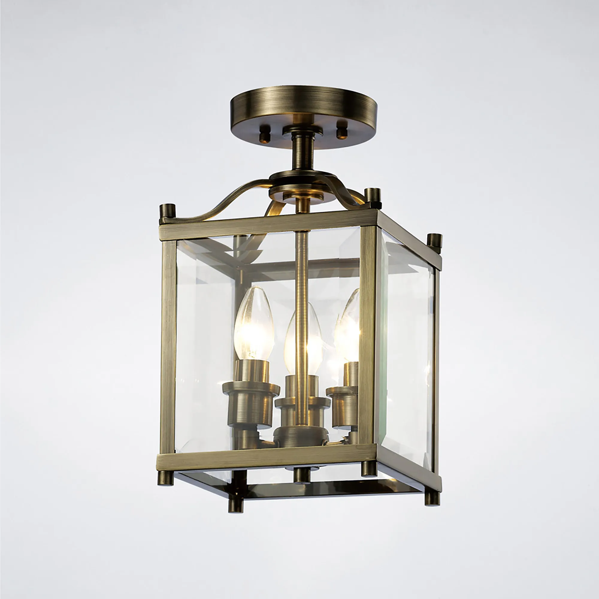 Aston Antique Brass Ceiling Lights Diyas Lantern Ranges